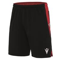 Tempel Match Day Short BLK/RED 3XL Teknisk kampshorts - Unisex