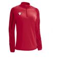 Dora Womens 1/4 Zip Top  RED XS Teknisk treningsgenser til dame