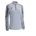 Dora Womens 1/4 Zip Top  SILVER S Teknisk treningsgenser til dame