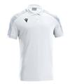 Rock Polo WHT/SILVER L Teknisk poloskjorte