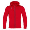 Freyr Hoody Full Zip Top RED 3XL Overtrekksjakke